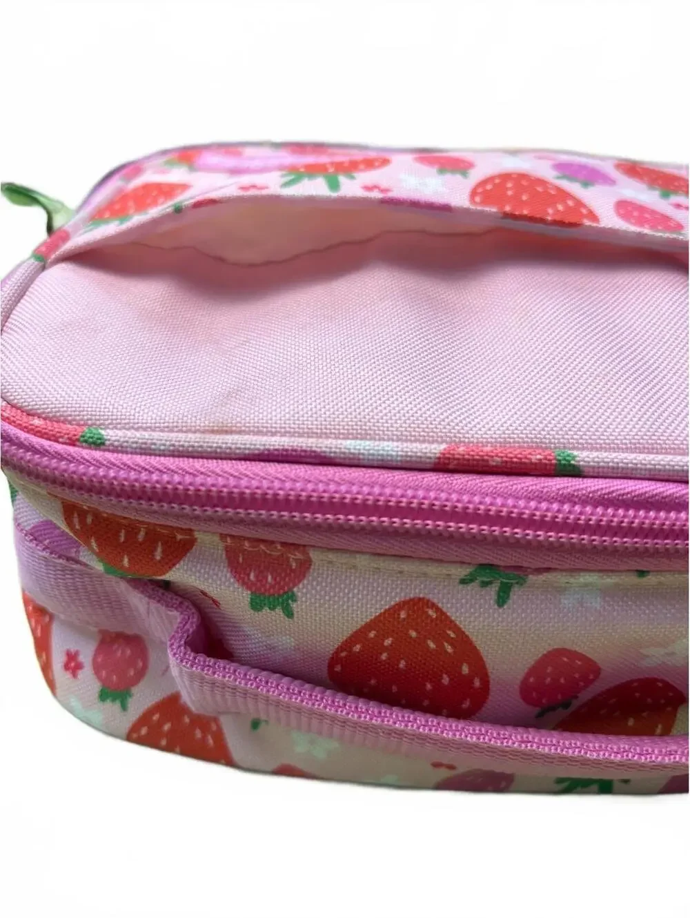 Dreassdoodles Strawberry Patterned Small Storage Pouch with